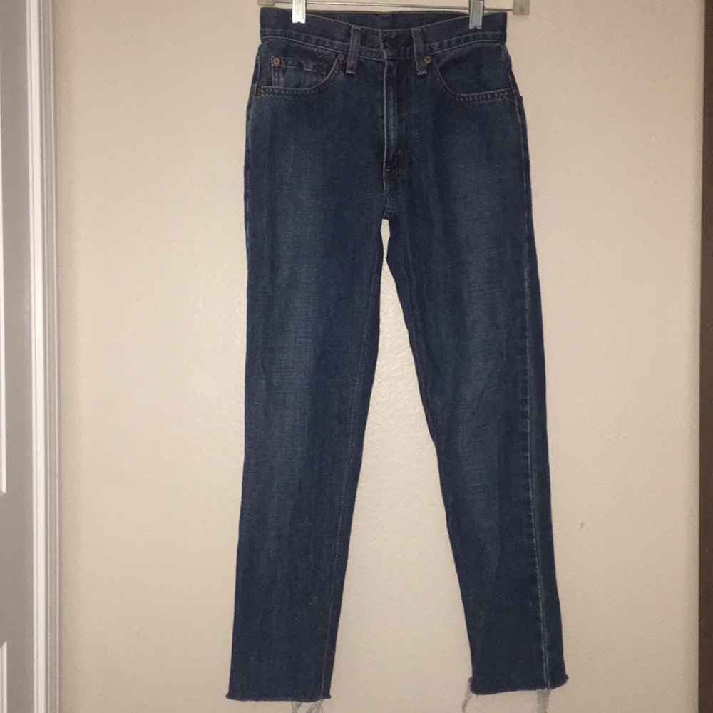 Dark Blue Denim Levi Jeans